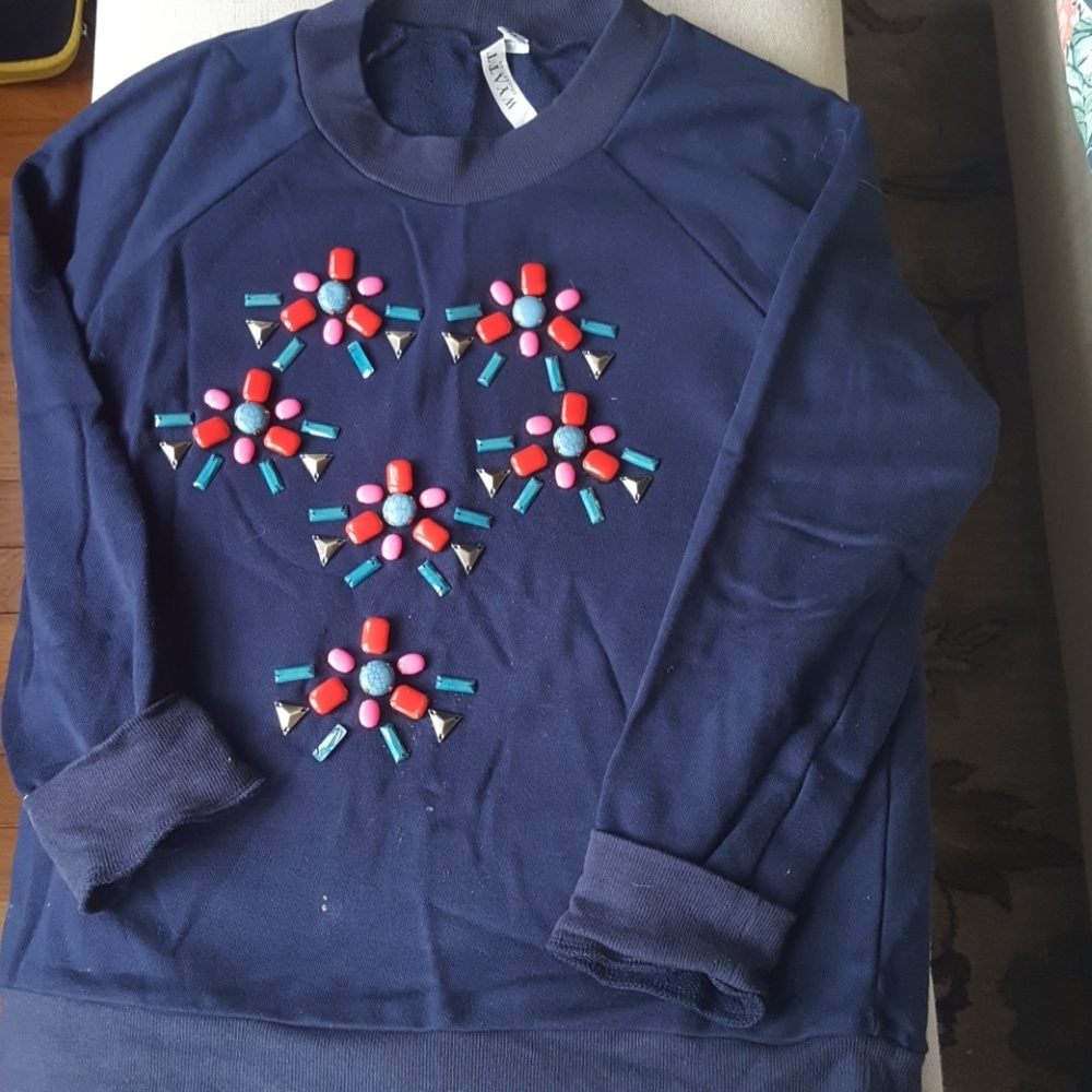 Bedazzled sweater